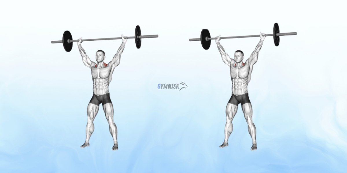 Barbell Overhead Shrug